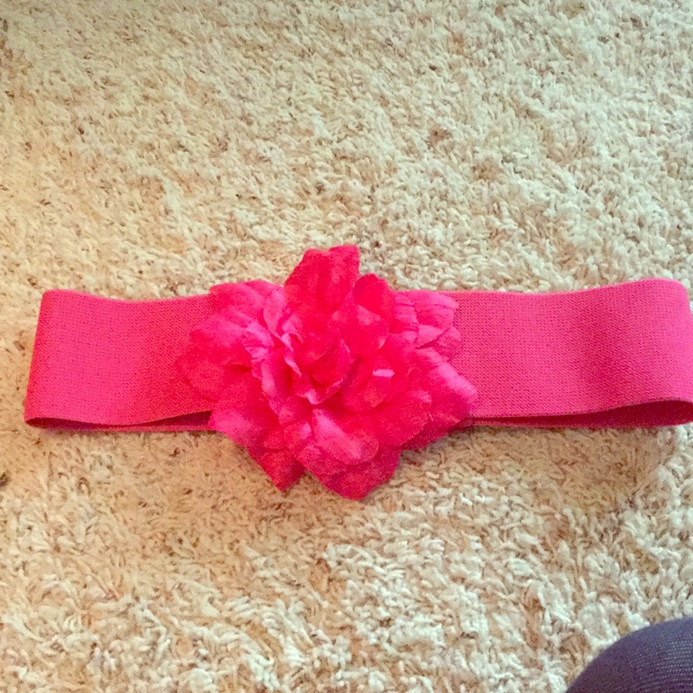 Pink flower belt